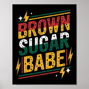 Brown Sugar Be Shirt Women Black History Month _1  Poster
