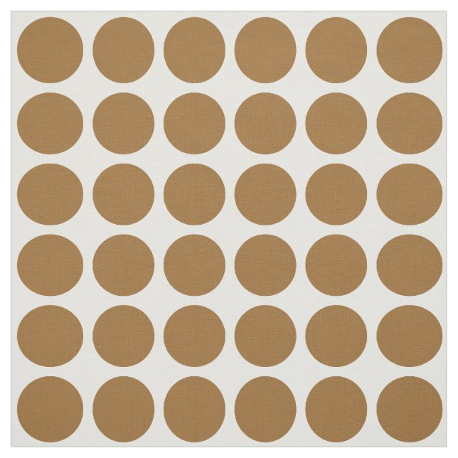 Brown Sugar Neutral Dots Fabric (Swatch)