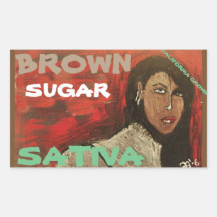 BROWN SUGAR SATIVA STICKER