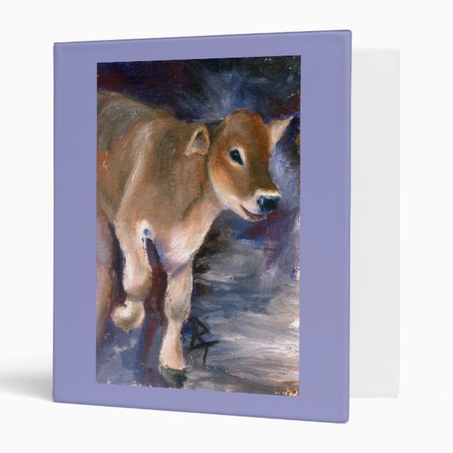 Brown Swiss Calf Binder (Front/Inside)