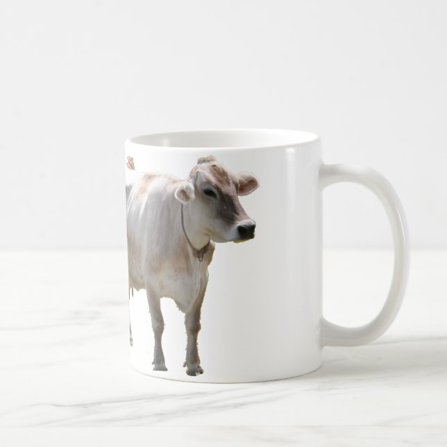 Brown Swiss Cows Coffee Mug (Right)