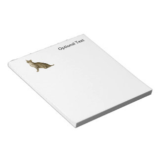 Brown Tabby Cat Notepad