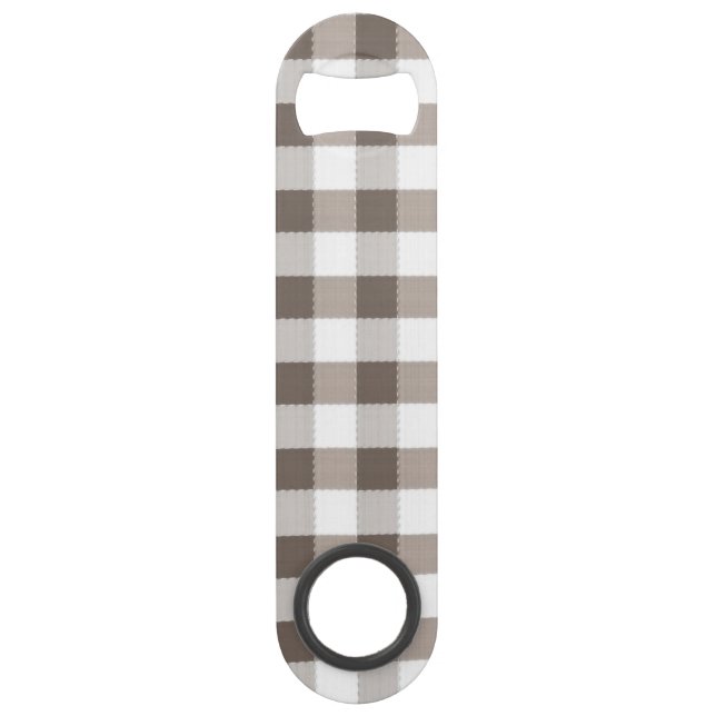 Brown Table Cloth Pattern Bar Key (Front)