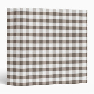 Brown Table Cloth Pattern Binder