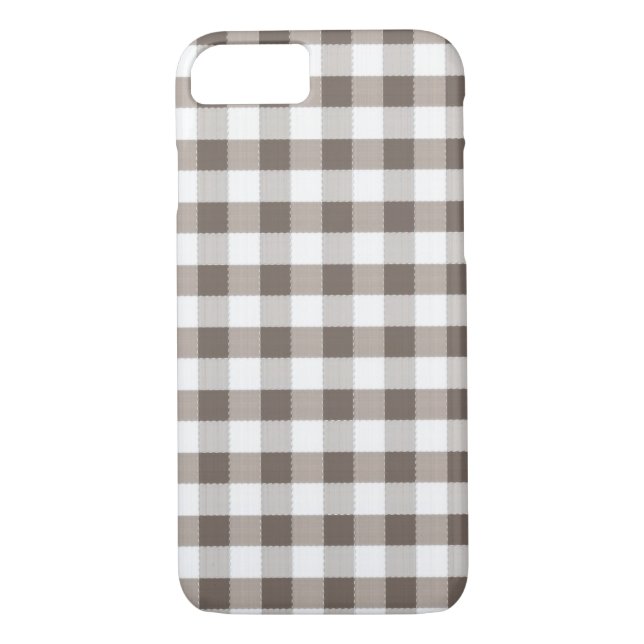 Brown Table Cloth Pattern Case-Mate iPhone Case (Back)