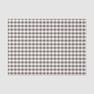 Brown Table Cloth Pattern Tissue Paper