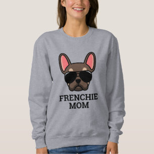 Brown Tan French Bulldog Frenchie Dog Mom Sweatshirt