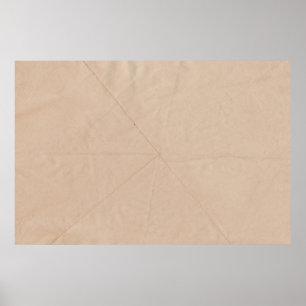 Brown textile poster