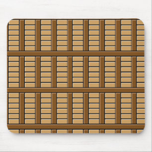 Brown Tiles Mouse Pad