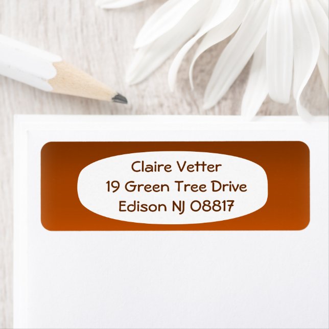 Brown to Orange Fade  (Insitu)