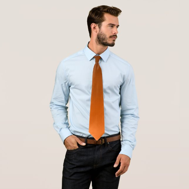 Brown to Orange Fade  Tie (In Situ)
