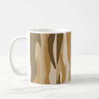 Brown and Tan Camo Abstract Nature Camouflage Design Pattern Coffee Mug by  Minding My Visions by Adri and Ray - Pixels