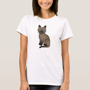 Brown Tonkinese Cat T-Shirt