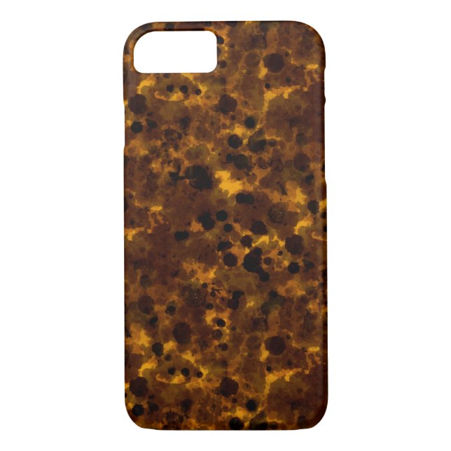 Brown Tortoise print Case-Mate iPhone Case (Back)