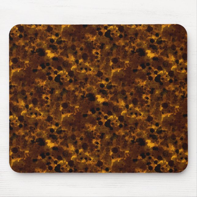 Brown Tortoise print Mouse Pad (Front)