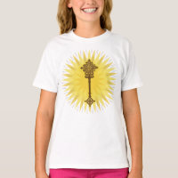 Brown Traditional Ethiopian Cross Design