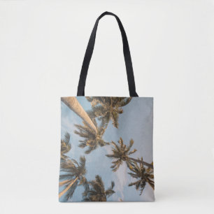 Brown tree tote bag
