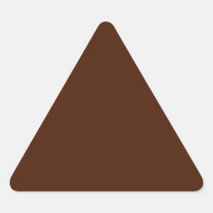 Brown  Triangle Sticker