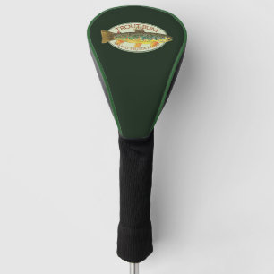 Brown Trout Bum Golf Head Cover
