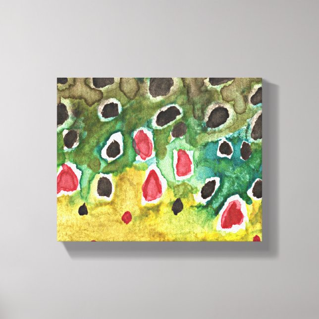 Brown Trout Canvas Print (Front)