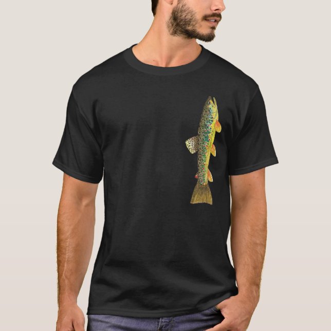 Brown Trout Fisherman's T-Shirt (Front)