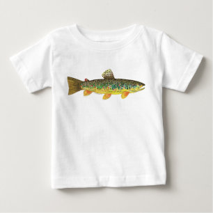 Brown Trout Fishing Baby T-Shirt