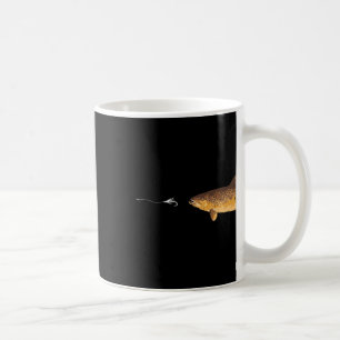 Brown Trout Fishing Hook Fisherman Angler Men Wome Coffee Mug