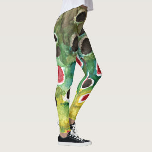 Brown Trout Fishing Ichthyology Leggings