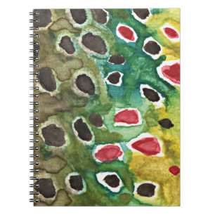 Brown Trout Fly Fishing Log Notebook