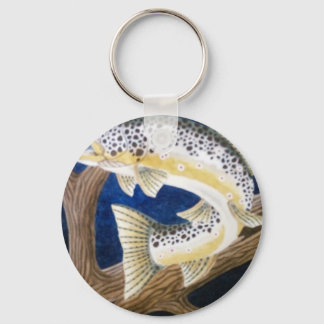 Brown Trout Keychain