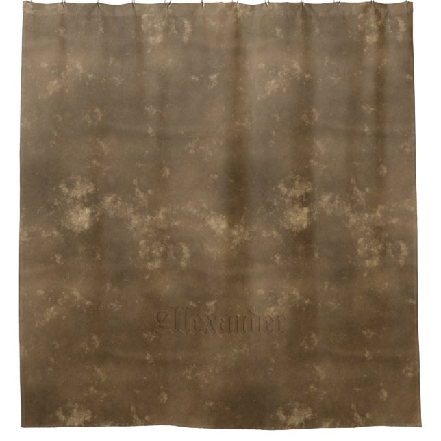 Brown Vintage Leather Look Bathroom (Front)