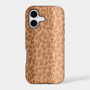 Brown Vintage Leopard Print