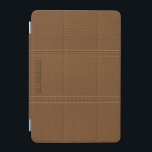 Brown Vintage Worn-Out Faux Leather Look iPad Mini Cover<br><div class="desc">Brown vintage worn-out leather look pattern. Simple and elegant design with stitching accents(digital image). Customizable text/monogram. Available on many products. In 12 different colours,  but any colour can be requested by email.</div>