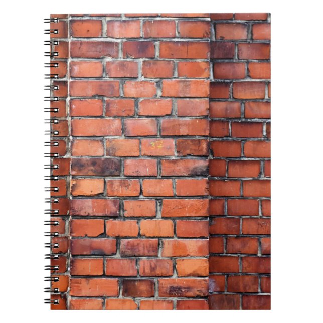 Brown wall brick notebook (Front)