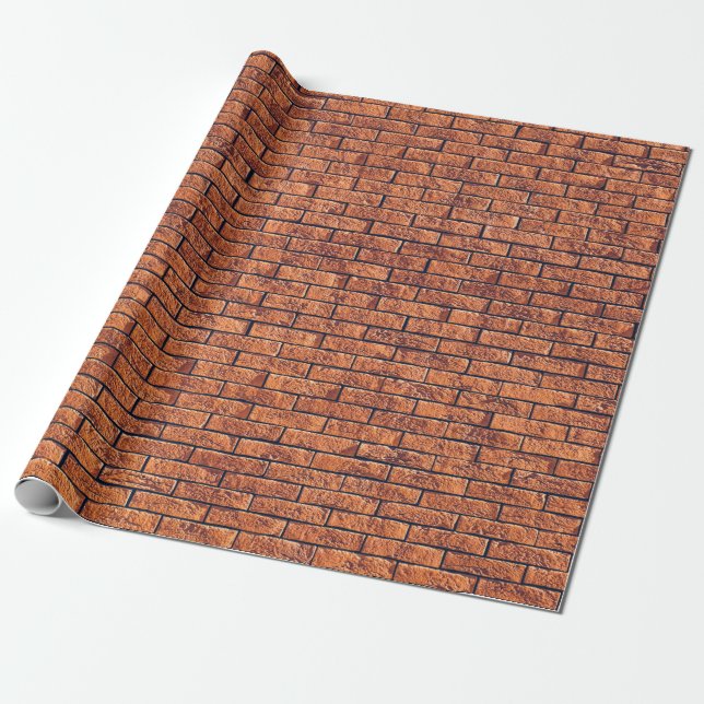BROWN WALL CLADDING WRAPPING PAPER (Unrolled)
