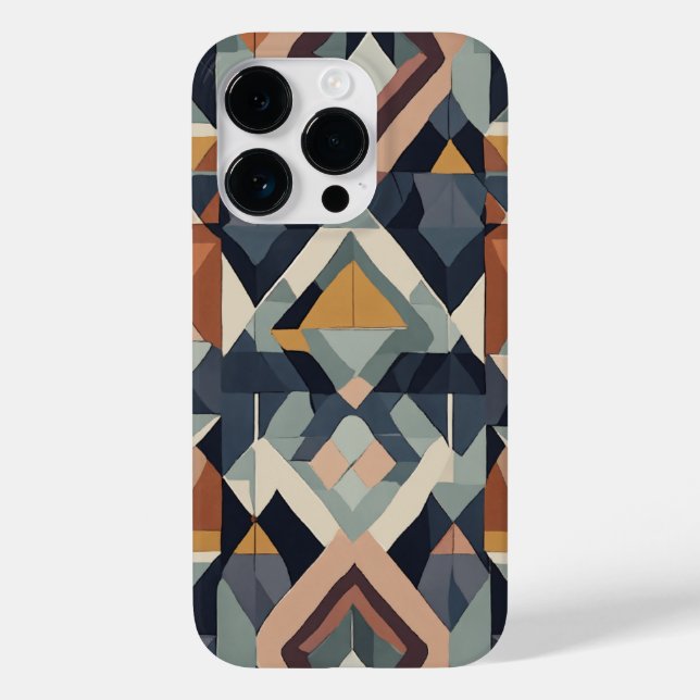 brown white and black blue  Case-Mate iPhone case (Back)