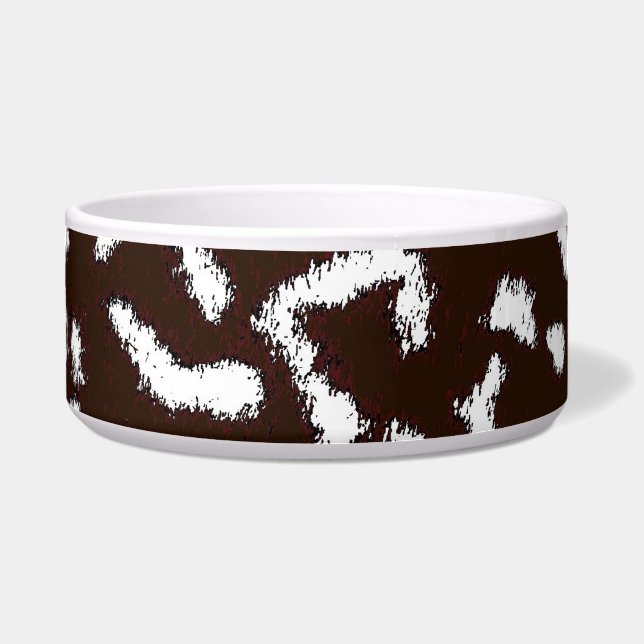 Brown white animal skin texture of leopard (Front)
