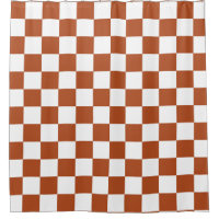 Brown White Chequered Check Pattern