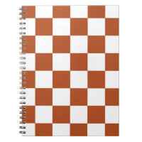 Brown White Chequered Check Pattern