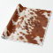 Brown White Cowhide