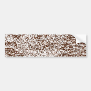 Brown & White Marble Background Bumper Sticker