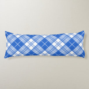 Brown White Tartan Pattern yxm0uat9 Body Pillow