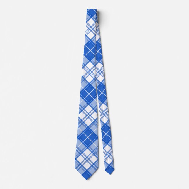 Brown White Tartan Pattern yxm0uat9 Tie (Front)