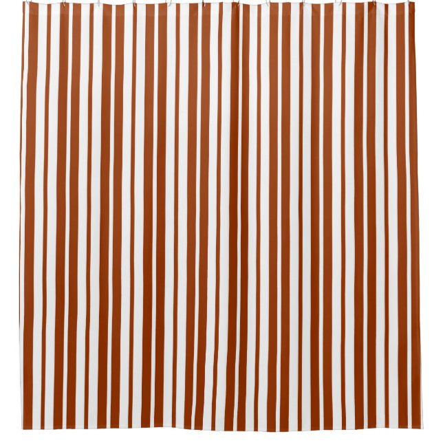 Brown White Vertical Stripes Pattern (Front)