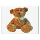 Brown Wicker Teddy Bear