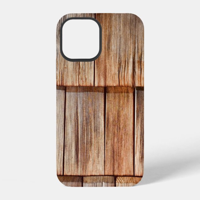 Brown wood iPhone case (Back)