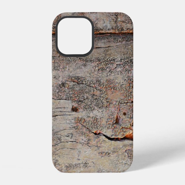Brown wood iPhone case (Back)