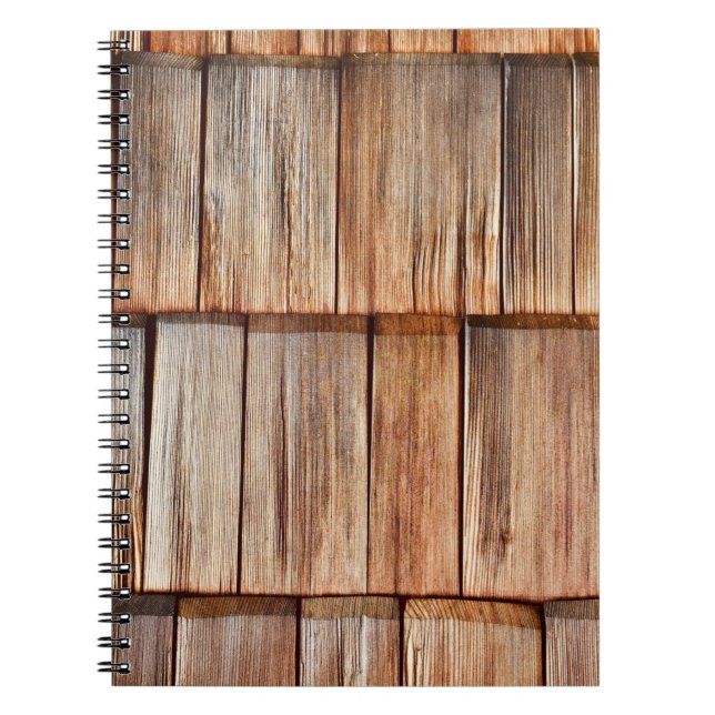 Brown wood notebook (Front)