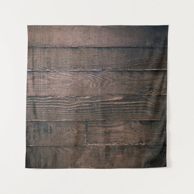 Brown wooden boards tapestry (Front)