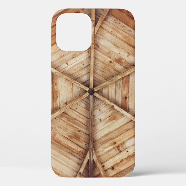Brown wooden ceiling surface Case-Mate iPhone case (Back)